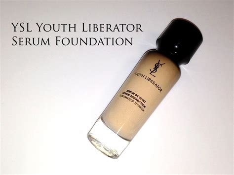 ysl youth liberator serum foundation vs diorskin air serum|youth liberator foundation review.